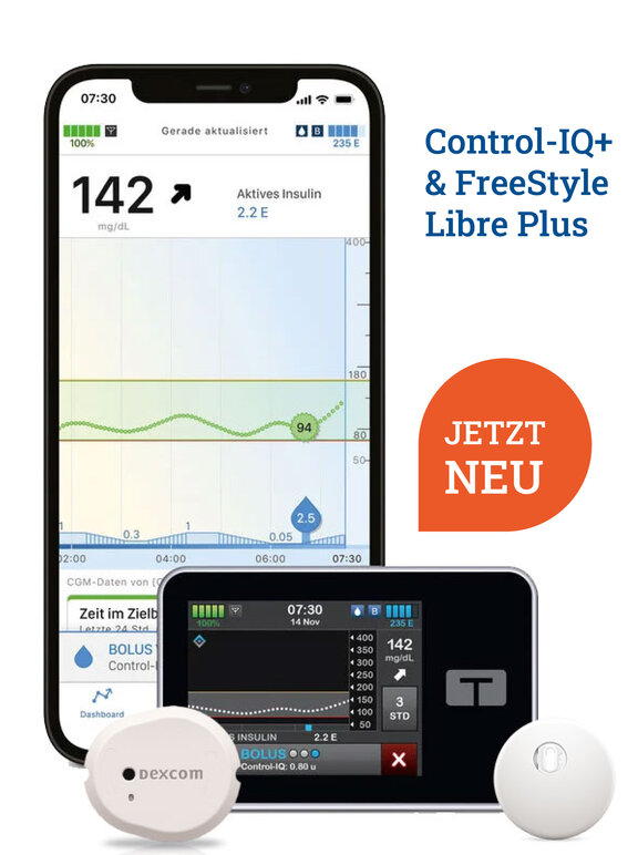 CGM Sensoren t:slim X2